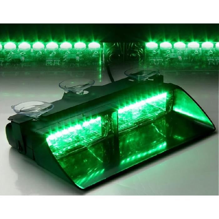 LED Emergency Warning Light 16 LED High Intensity Windshield Hazard Warning Flashing Strobe Law Enforcement Interior Roof Dash Windshield Lamp Lights