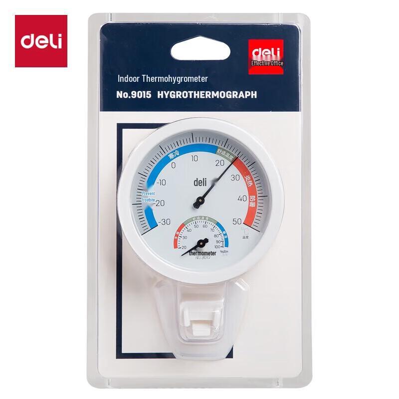 Deli 9015 Indoor Thermometer Hygrometer