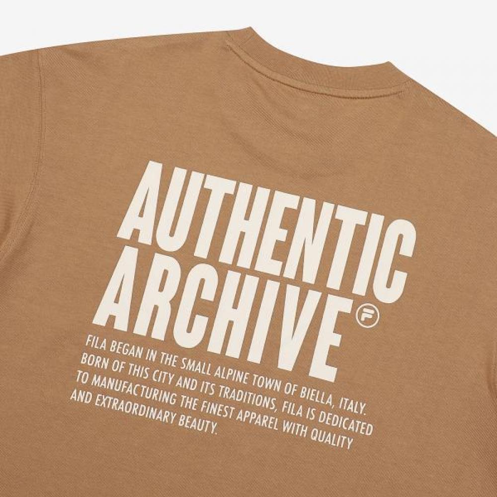 Fila CoTTon Long Sleeve T shirT Big leTTering