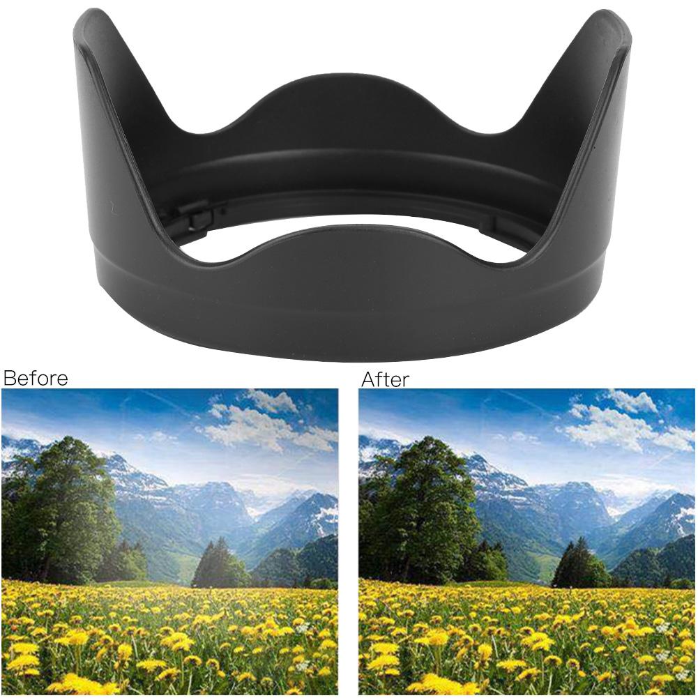 EW 78E Plastic Mount Lens Hood for CANON EW 73D EF S 18 135mm f3.5 5.6 IS USM Lenses