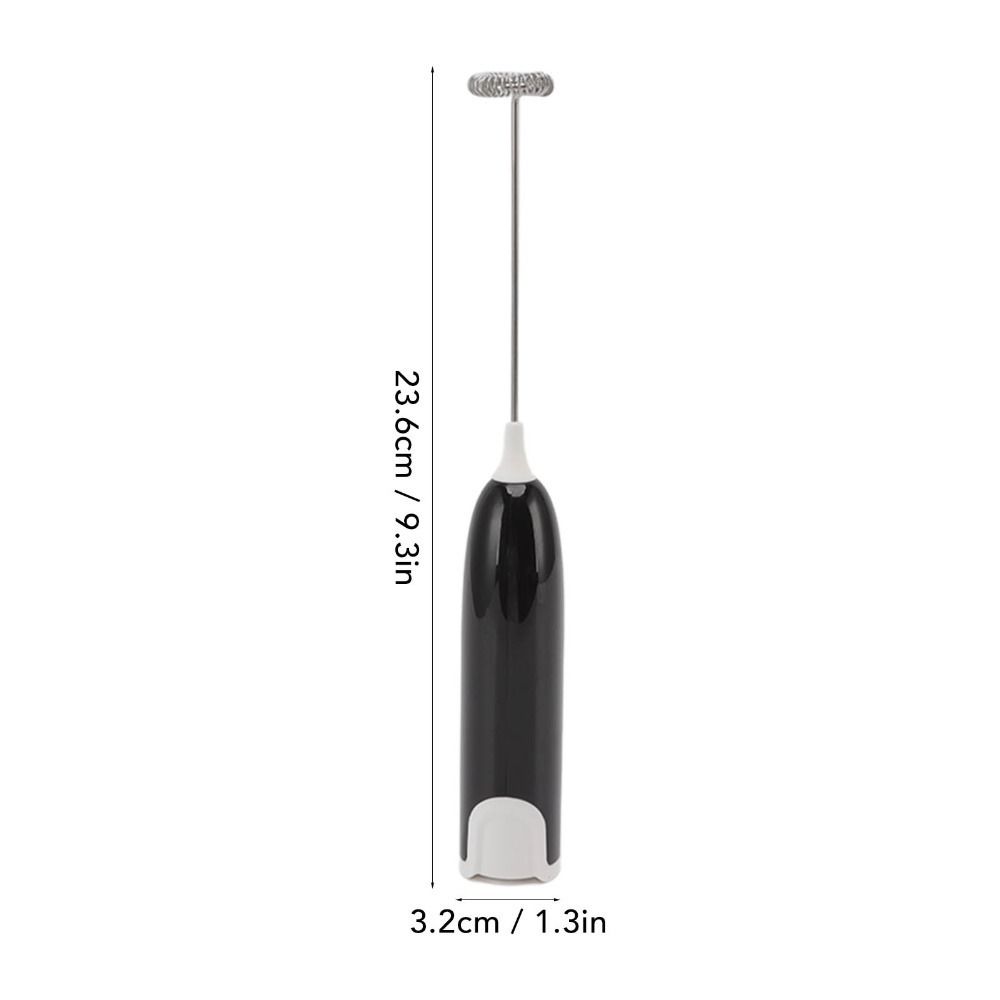 White Coffee Black Milk Foam Maker Battery Powered Milk Beater Practical Milk Frother  Home Kitchen