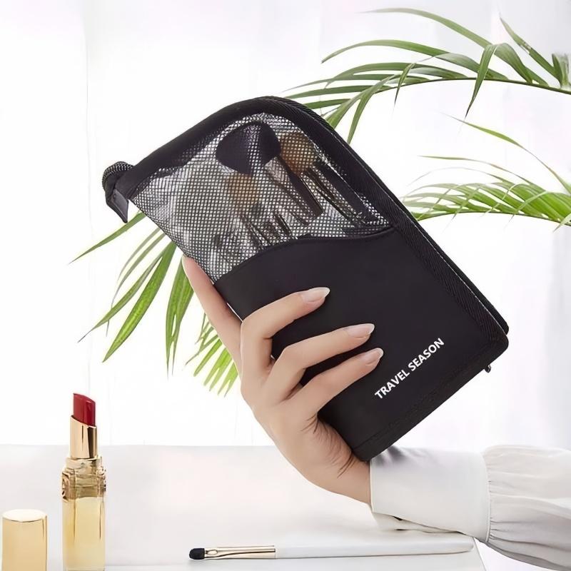 1 pieces upright makeup brush holder box - portable and easy to use, storage box organizer suitable for holiday bedroom series