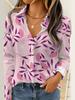 Women Long Sleeve Shirt Fashion Elegant Floral Print Blouse Elegant Casual Daily Wear Spring Autumn Blouse Tops Office Lady 2026