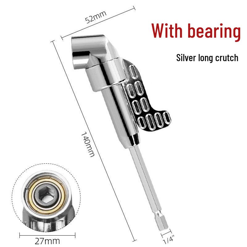 GeiBei 105° Angle Screwdriver Adapter with Hex Shank for Electric Drills