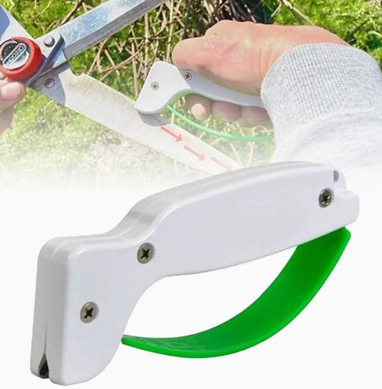 Portable PVC Knife Sharpener, Compact Manual Blade Sharpening Tool for Knives Axes, Outdoor Camping Gear