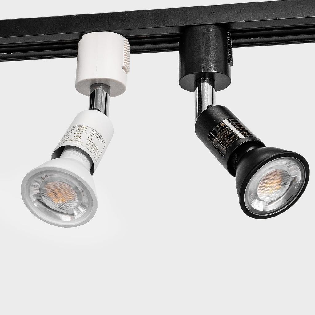 DiCUNO Spotlight for Duct Rail E11 Base with LED Equivalent To 60W Bulb Color LED 6W Lighting Bar Duct Rail High Wide Pack of 10 Bulb, Spotlight,