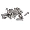 100Pcs Button Head Socket Caps Screws M4 Galvanized Steel for Accuracy Machinery