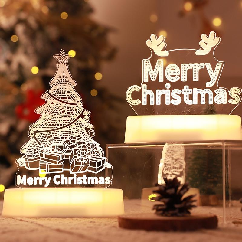 Christmas Ornaments Lights LED Fairy Lights Christmas Decorations for Home 2025 Xmas Ornaments Navidad Noel Gifts New Year 2025