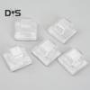 60Pcs Adhesive Cord Organizer Hooks Sticky Wire Holders Mini Size Multipurpose Transparent Cable Management Clips