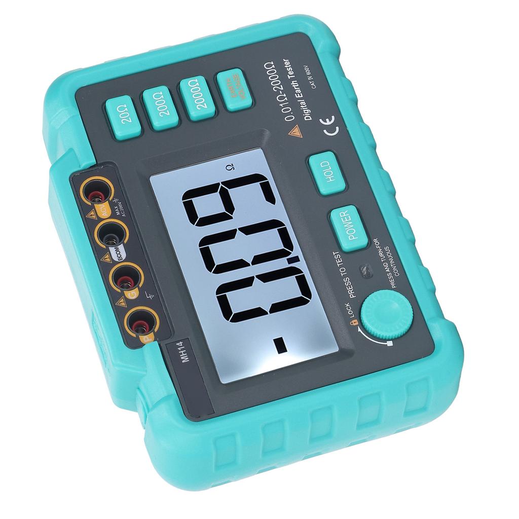 Electrical Megohmmeter Accurate Measurement Insulated Digital Grounding Resistance Tester