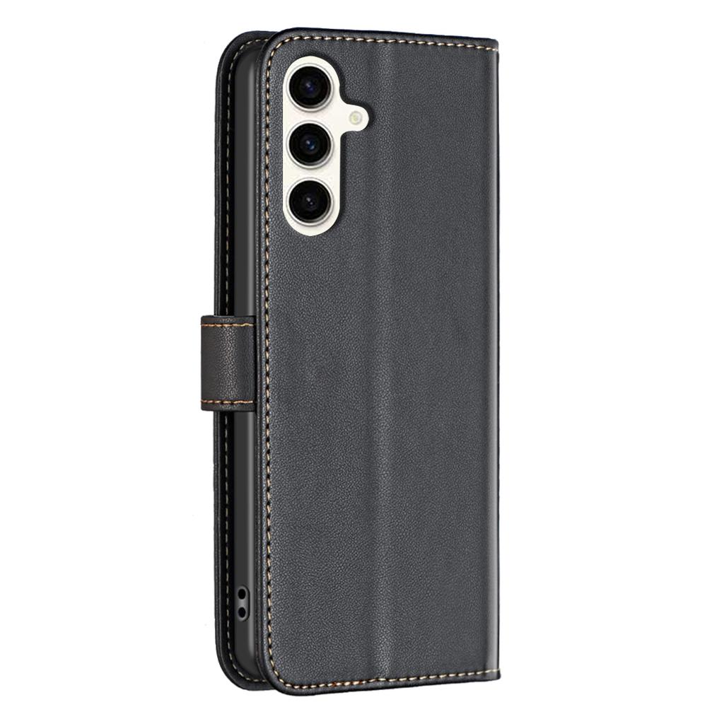 BINFEN COLOR BF17 For Samsung Galaxy M35 5G Case Leather Protective Phone Cover