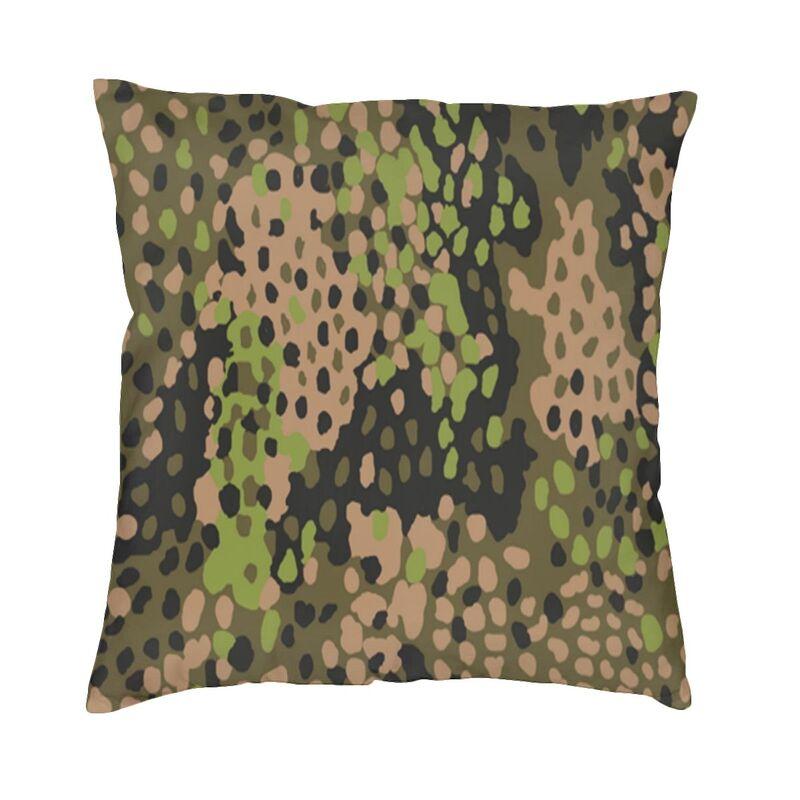 

Green Camouflage Cushion Cover xcm Arm War Soldier Camo Soft Velvet Luxury Pillows Case Decoration Salon 30x30cm