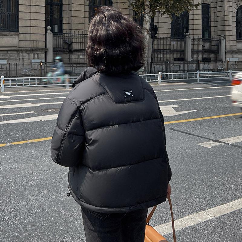 Short down cotton-padded clothes for women's winter new small thickened bread clothes fashionable stand-up collar warm small cotton-padded jacket