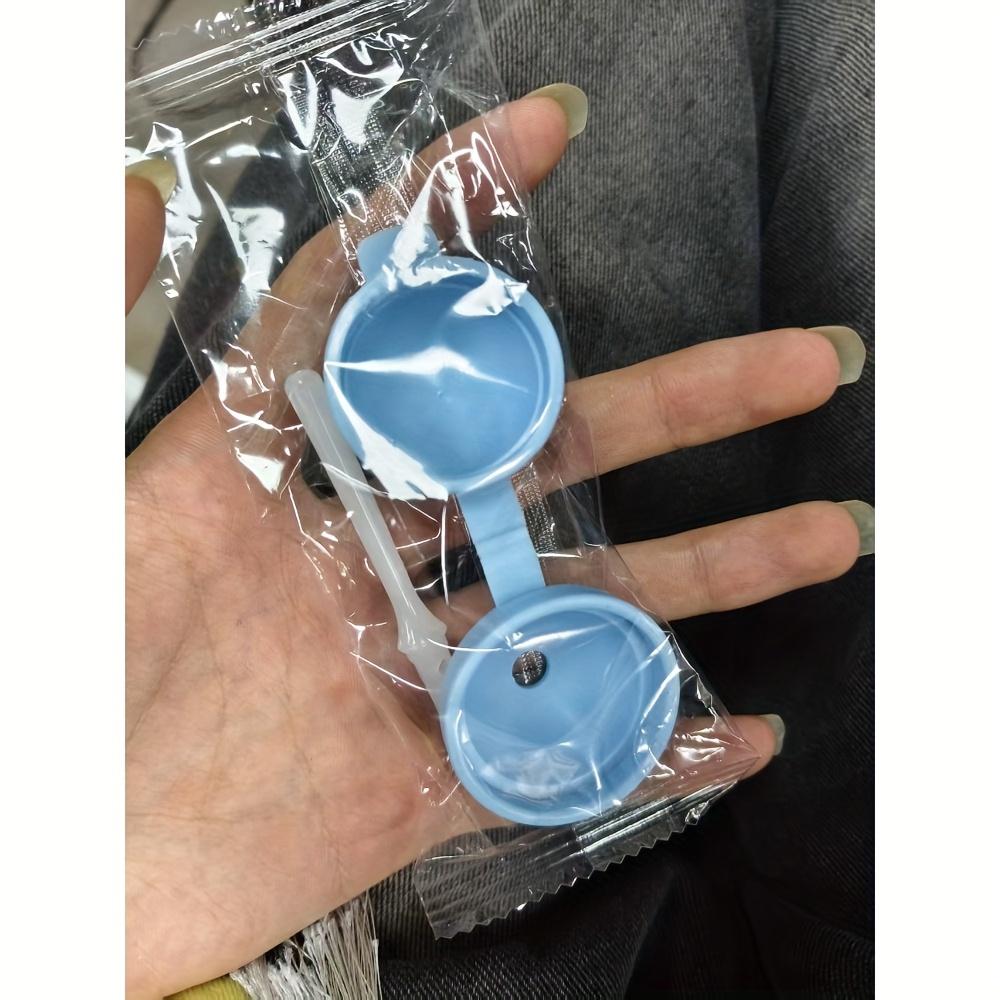 

[Easy-Release Ice Ball Maker] 6-Cavity Food Grade Plastic Lollipop Ice Ball Maker | Easy-Release Ice Sphere Mold for Homemade Ice Cream, Popsicles синий