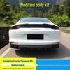 Compatible Porsche Panamera 971 Top Model Front Lip, Rear Spoiler, and Side Skirts Kit