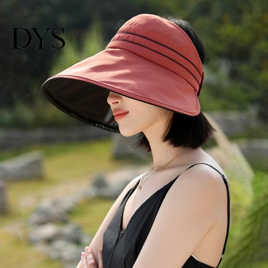 Stylish Commuting Sun Hat Women with Ponytail Hole, Wide Brim Floppy Foldable for Hat, UV Protection Summer Beach Vacation Hiking