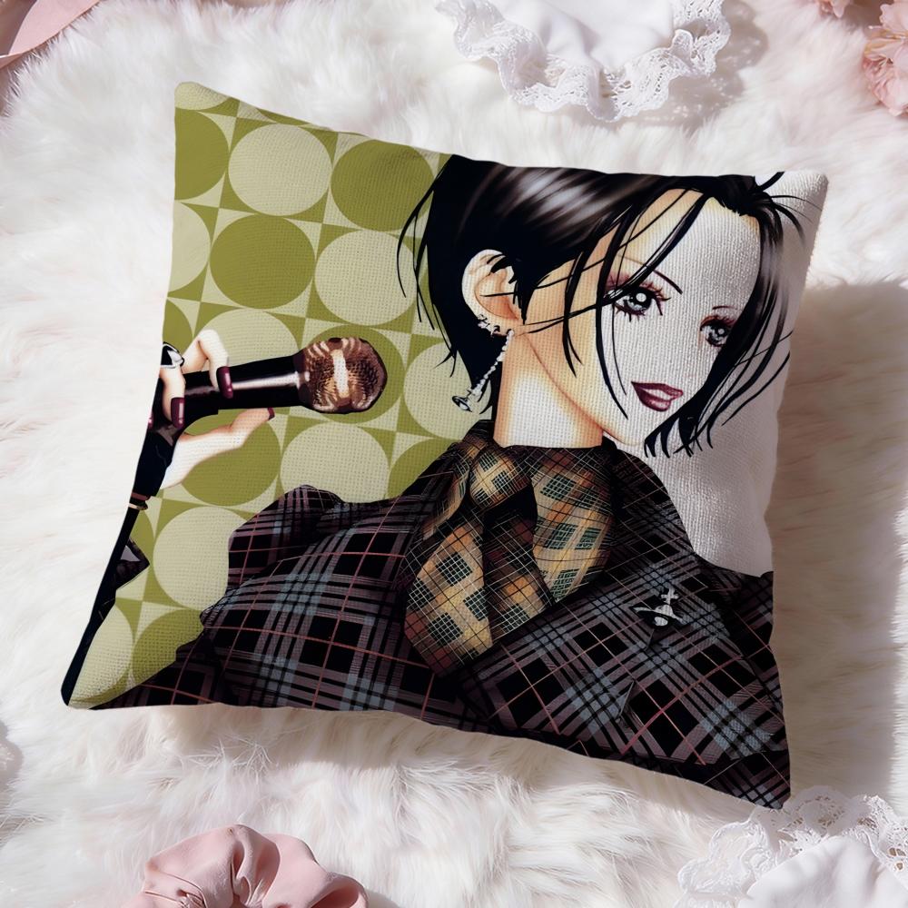 cute girl n-NANA Cushion Cover Premium Comfort Reversible Pillow Cove -Two in One Design for Any Room & Car Interior