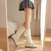Ruffled Edges Slouchy Leg Warmers Knitted Leg Sleeves New Boot Cuffs  Daily Outfits