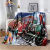 Merry Christmas Series  Santa Blanket Flannel Warmth Soft Plush Sofa Bed Throwing