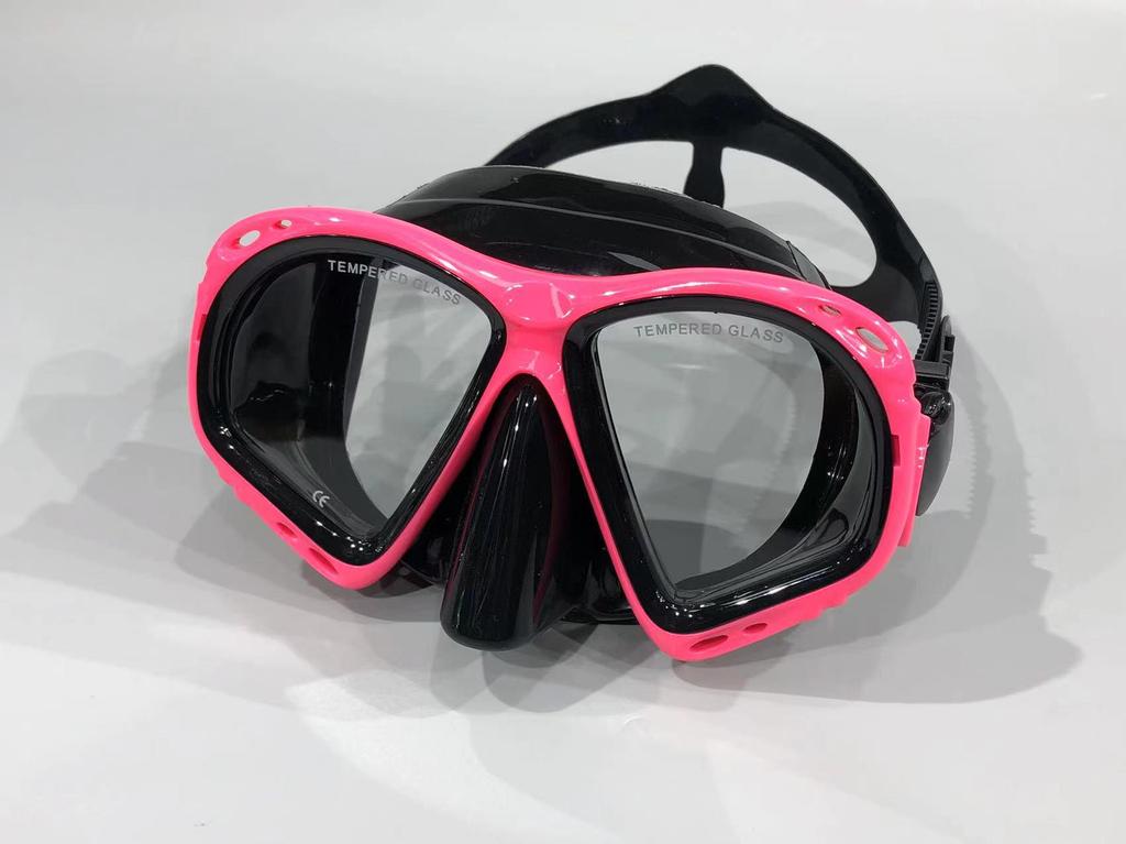 High-Definition Transparent Silicone-Free Diving Mask with Ultra-Wide Field of View