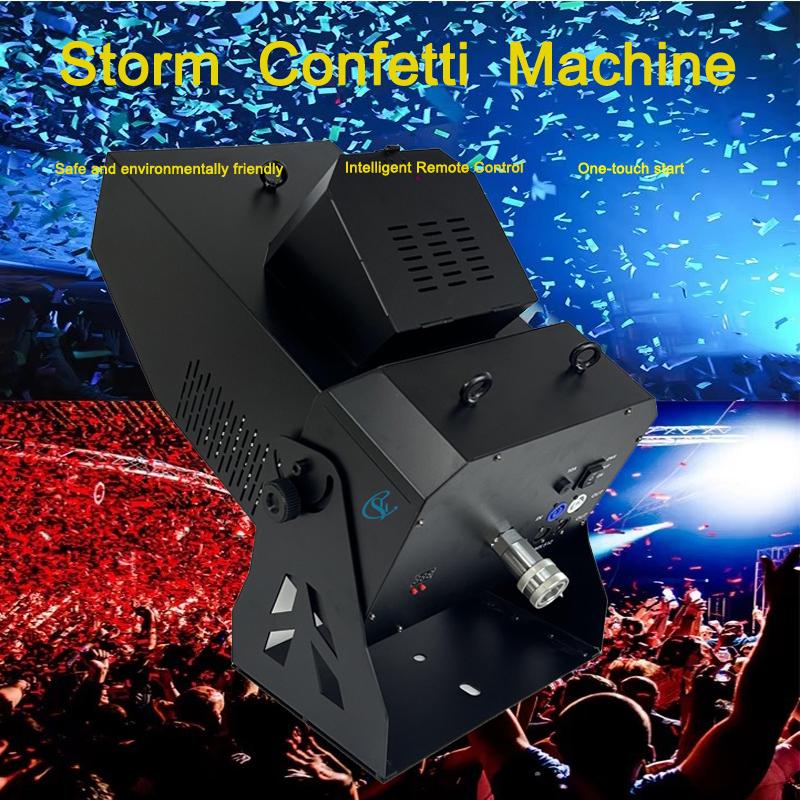 Stage Effect Equipment 100W CO2 Confetti Cannon Wedding Jet Confetti Rainbow Machine For Disco Party Night Club
