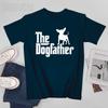 Unisex The Dogfather Chihuahua Funny Dog Owner Tshirt Tees T Shirts WoUnisex Boys 100 Cotton TShirt
