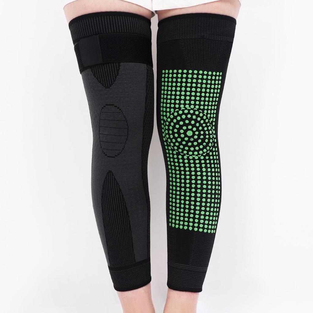 All-Season Wormwood Heating Kneepad with Extended Strap for Joint Warmth and Cold Protection