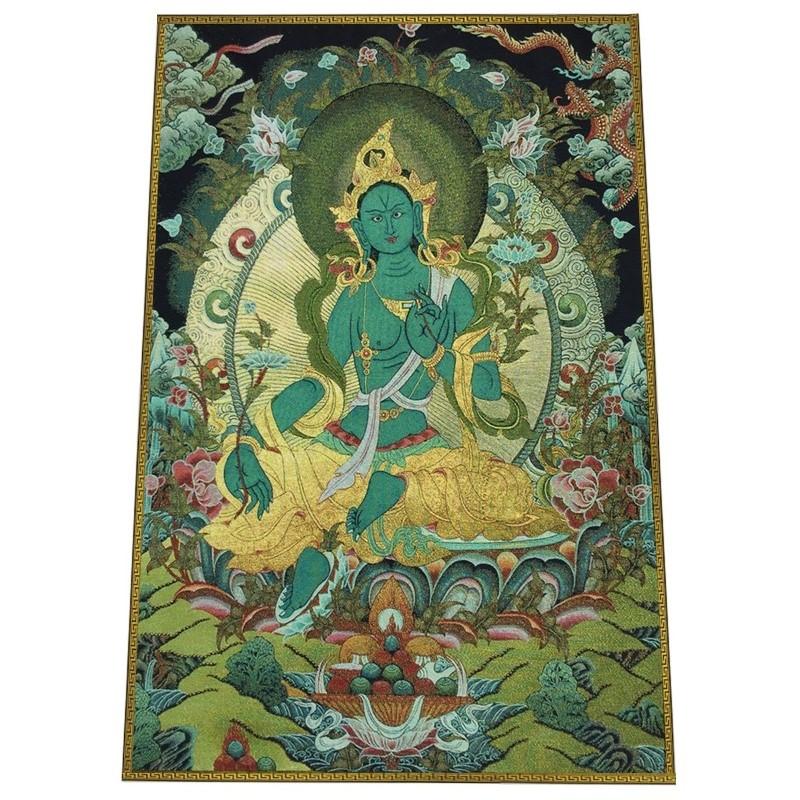 

Танка буддийская ткань с вышивкой 60*90 см, картина