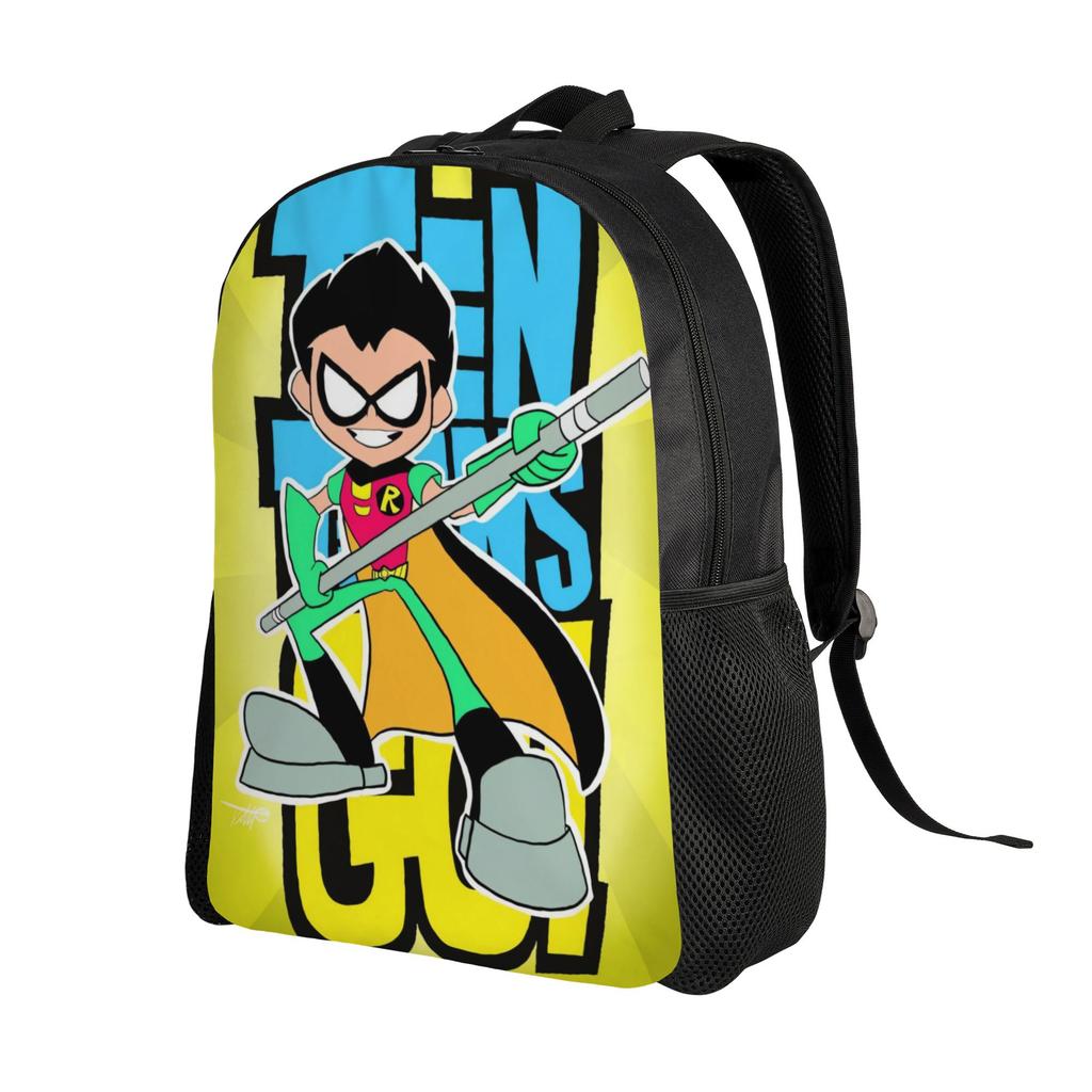 Teen Titans Go Raven's Emoticlones Backpack  Trekking Backpacks Youth Custom Big High School Bags Kawaii Rucksack