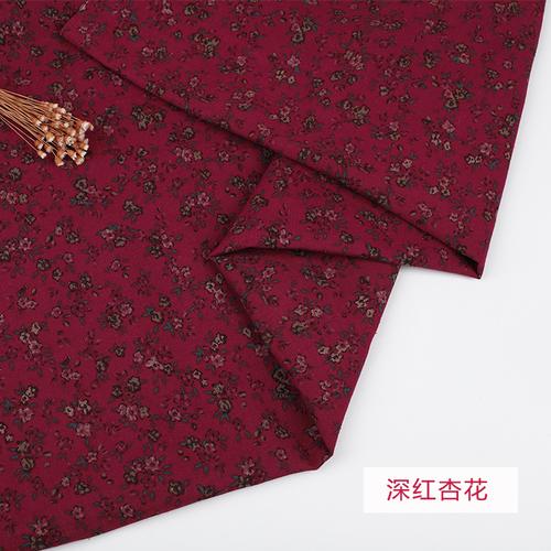 145x50cm Baumwolle Leinen Bedruckter Stoff Kleiner Blumenstoff für Kleider Bekleidungsstoffe Handgefertigt DIY Nähzubehör TJ9778