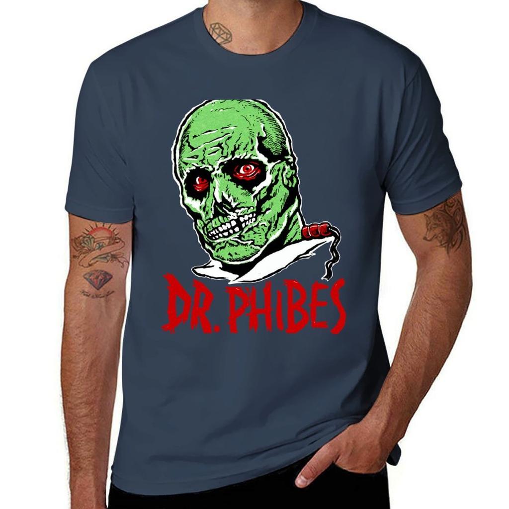 Dr Phibes Tshirt Funny T Shirts Cotton Tshirt