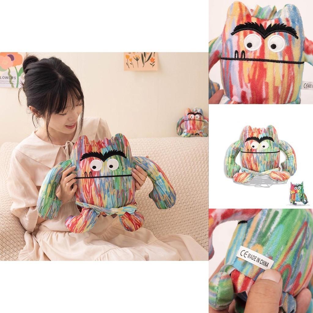 The Color Monster Plush Toy Soft And Huggable 15cm 25cm 35cm Options