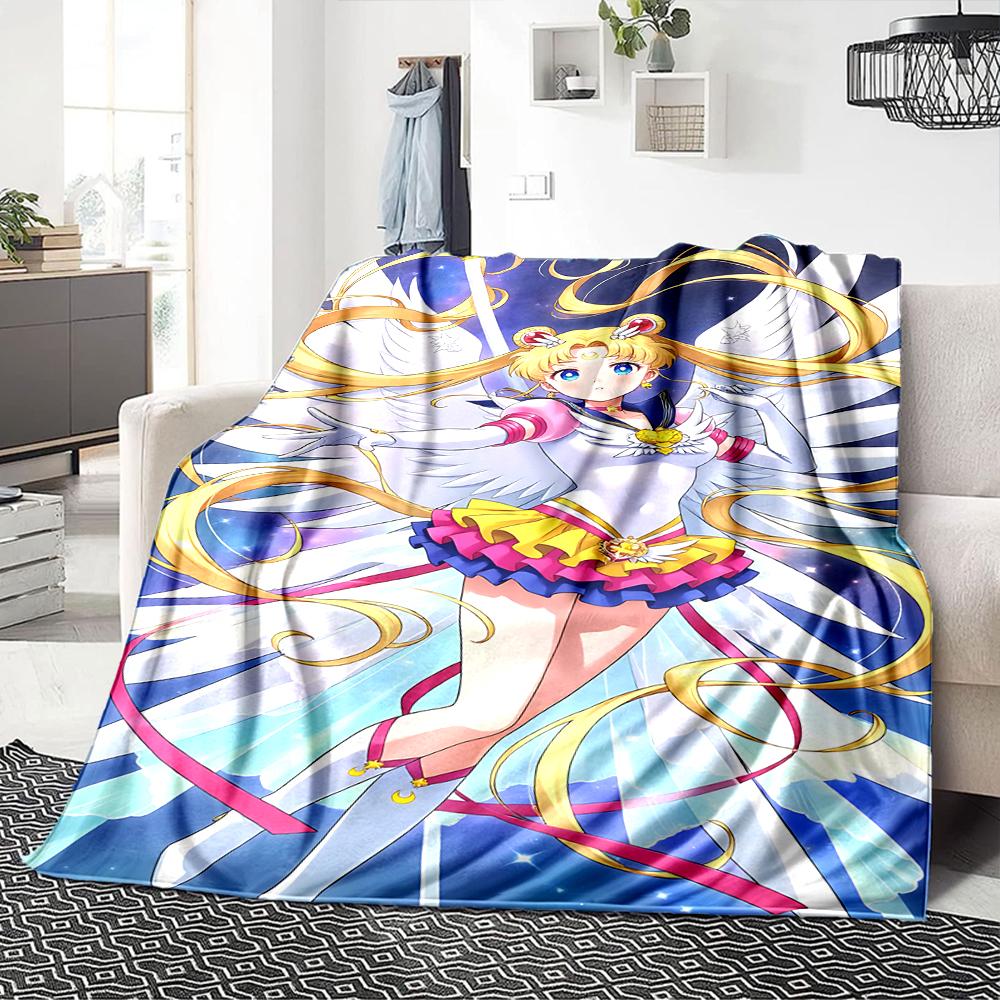 1Pc Magical Guardian Angel Blanket For Couch Bed Plush Cozy Fuzzy Blanket Super Soft Warm Blankets For Fall And Winter 0918244