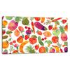 Glass Plate Cutting Board 52X30 Fruits