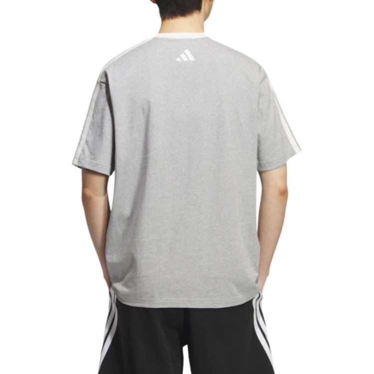 adidas Ss25 Loose Fit T-Shirt Round Neck Sports Loose Short Sleeve T-Shirt Men Tops KF2479