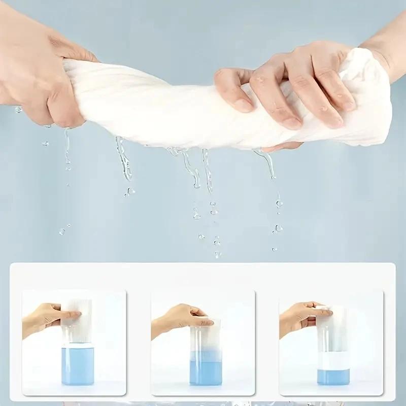 Easy-to-Carry 2pcs Hypoallergenic Disposable Towel Set - Perfect for Gym, Travel, Outdoor Activities