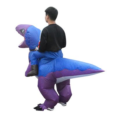 Nafukovací kostým dinosaura nafouknuté maškarní šaty Nafukovací kostýmy cosplay na halloweenskou párty