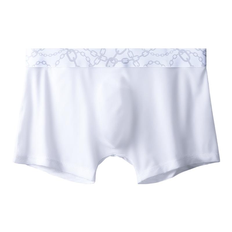 Men's Ice Silk Mid-Rise Boxer Briefs - Lightweight, Breathable, Summer Comfort