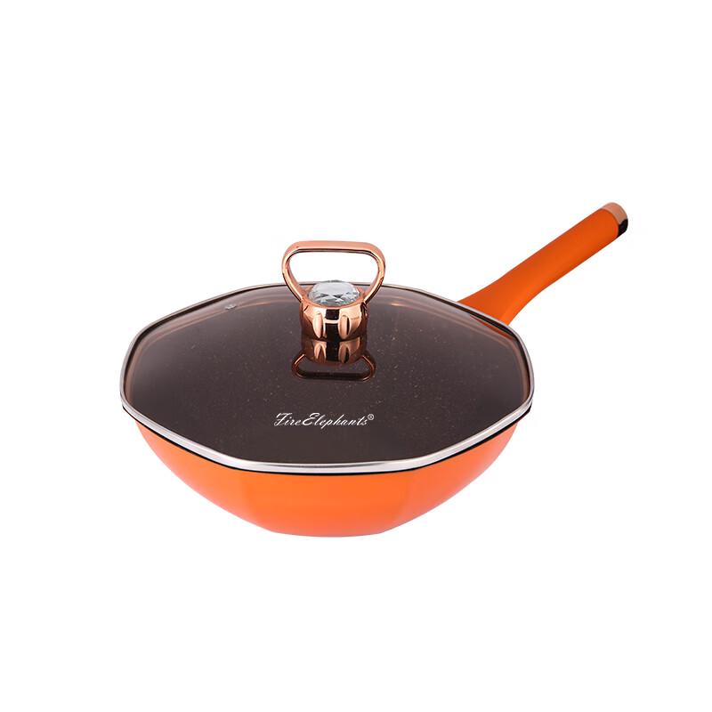 Huoxiang 32cm Non-stick Refined Iron Wok