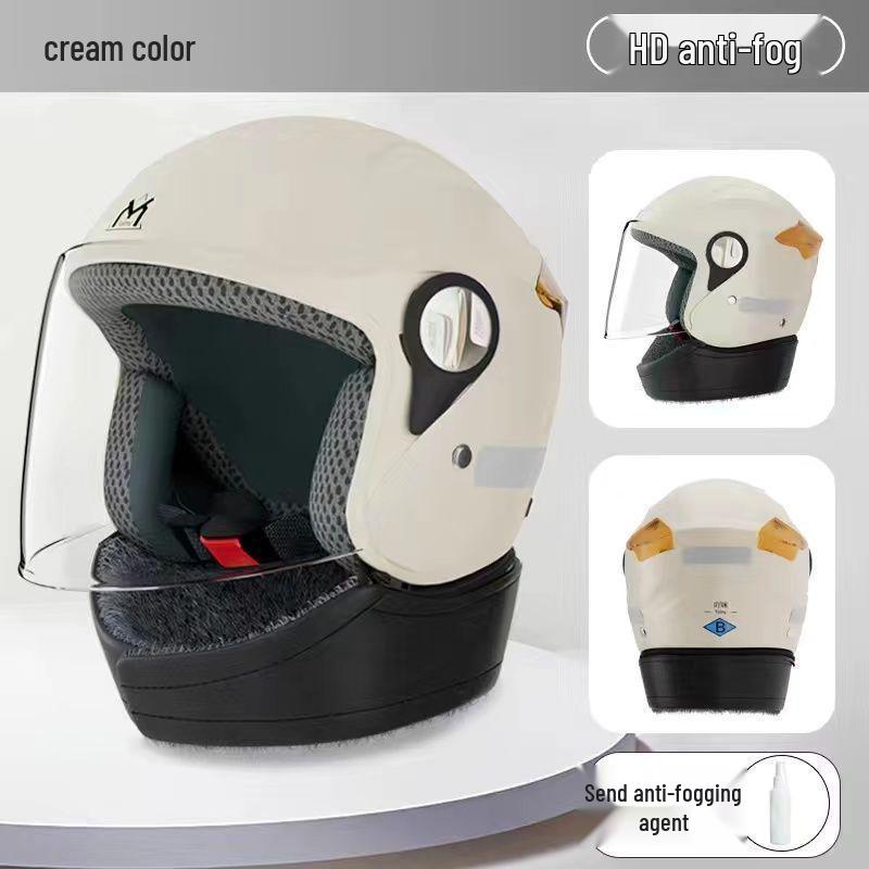 Women's Lightweight Winter Helmet for Electric Scooters - Anti-fog, Windproof, and Warm for Men and Women