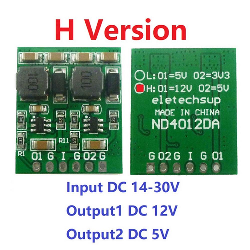 DC DC Step-Down Buck Converter Board 11W 1 Channels Multiple Switching Module 1.1V 1V 11V Dual Output Boards Power Supply