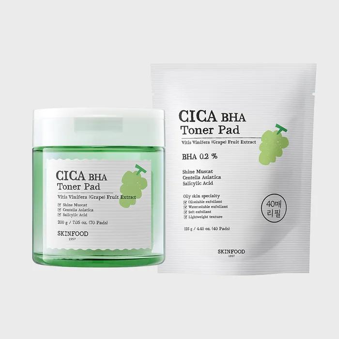 [SET] Shine Muscat Cica Baja Toner Pad 70 sheets + Refill 40 sheets