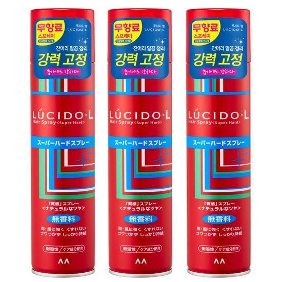 

LUCIDO-L Лак для волос супертвердый тройной план (293млx 3)