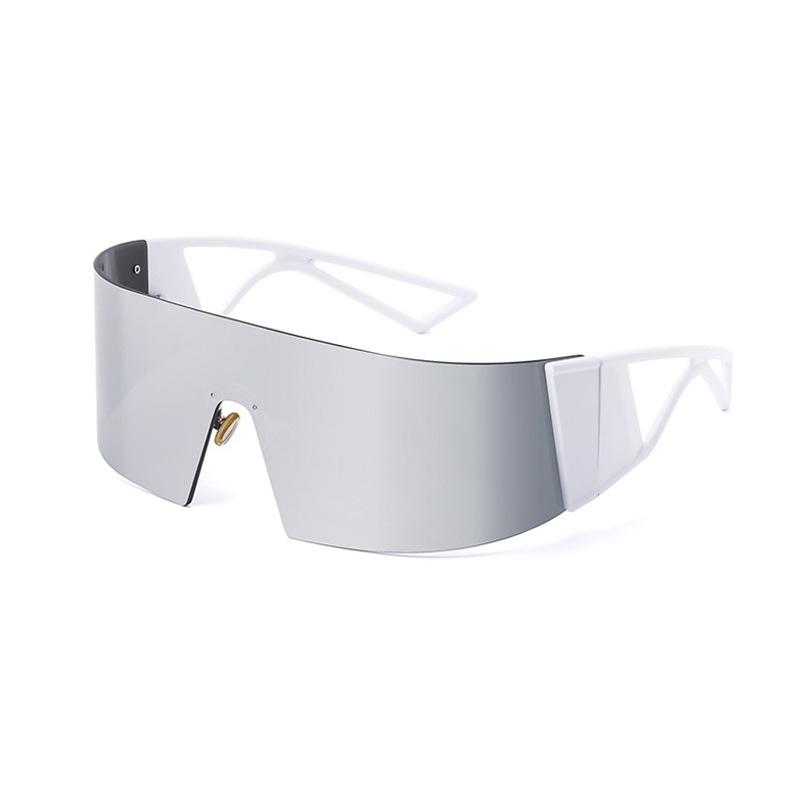 New All-in-one Sunglasses for Women Trendy In Europe and America Large Surround Frame Sunglasses for Men Outdoor Cycling Sports Glasses