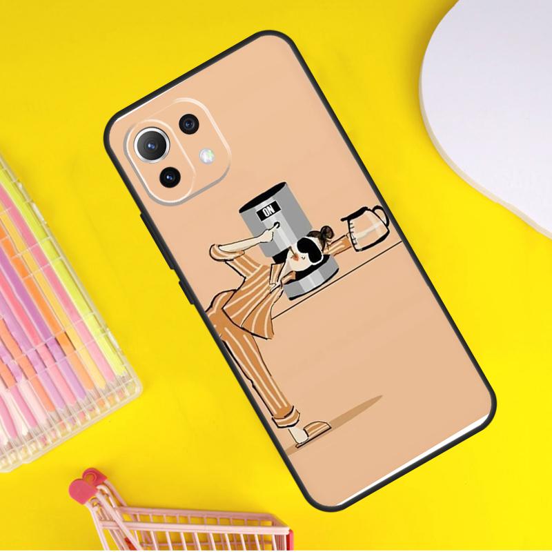 

Coffee Caffeine Lover Cover For Xiaomi 13 14 Ultra 11T 12T 13T 14T Pro POCO X7 Pro X3 X5 F3 F5 F6 M6 X6 Pro Case Xiaomi 14 Ultra