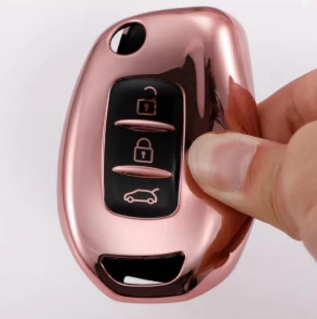 Neue TPU Autoschlüsselhülle Abdeckung Für Renault TWingo 3 Duster Captur Logan Laguna Scenic Für Dacia Logan 2021 Schlüsselhülle Fernbedienungsschale