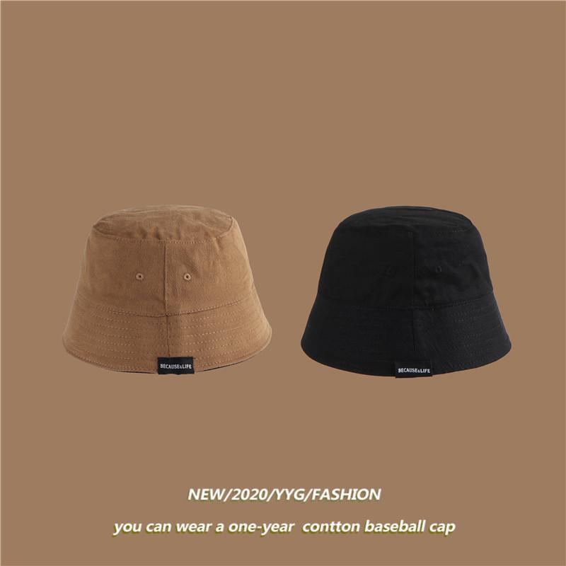 Trendy Black Fisherman Hat Breathable Windproof Summer Bucket Hat For Men And Women