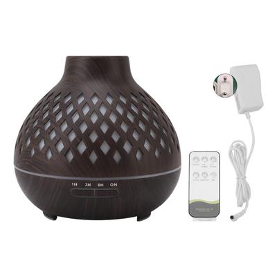 400ml Aromatherapy Humidifier Onion Wood Grain Aroma Humidifier Colorful Light Ultrasound Essential
