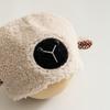 Cloth Accessories Cute Sheep Hat Plush Faux Fur Bucket Hat Outdoor Children Lamb Hat  Baby
