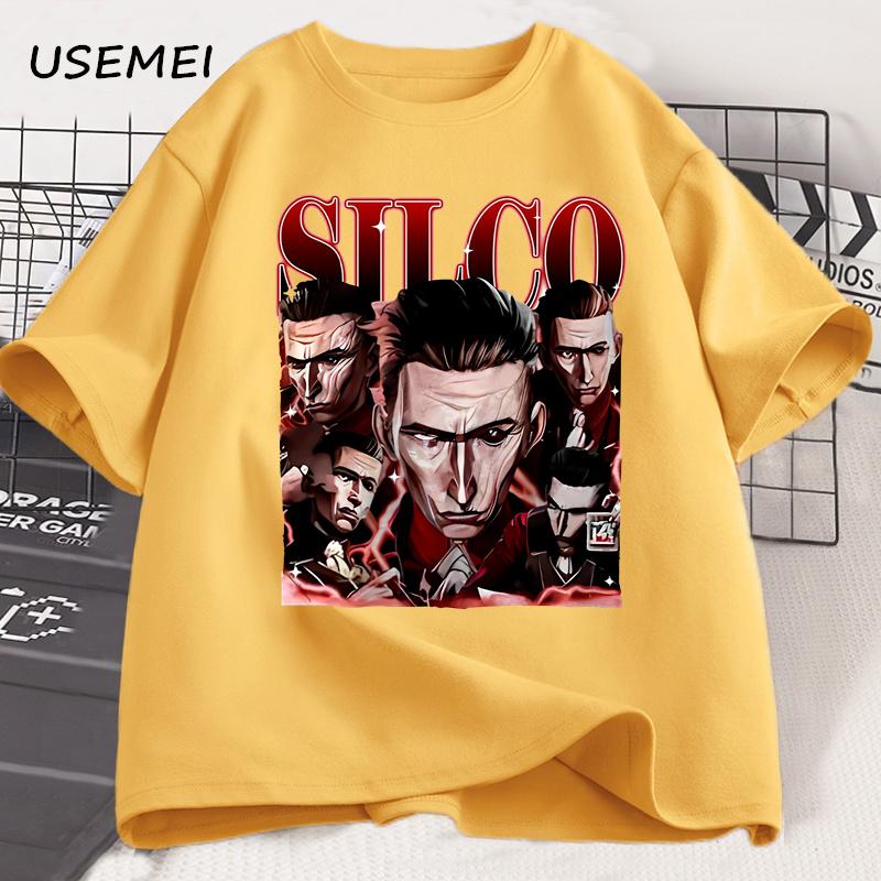 Silco Arcane Temné a výrazné tričko Ležérní bavlněné tričko s krátkým rukávem Potisk Unsex Kulatý výstřih Pánské oblečení Pánské tričko